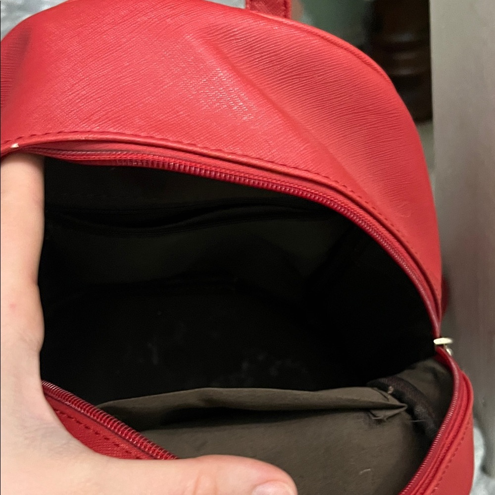 Aldo Mini Red Bow Backpack - Picture 4 of 5